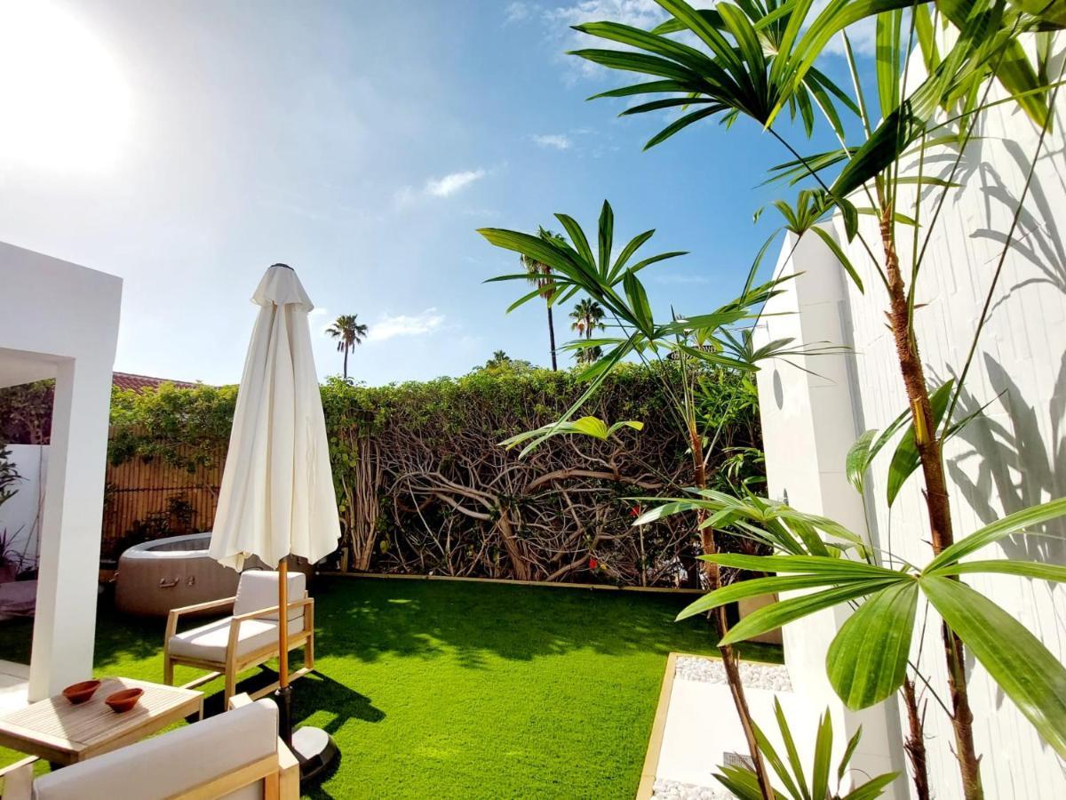 Bungalow De Diseno Hidromasajes Terraza Y Piscina. San Bartolomé Luaran gambar